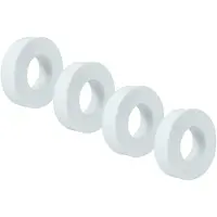 VHBW 4x Bürstenring kompatibel mit Dolphin Wave 100, Wave 30, TopStar platin, WOLLY 40i, Swell MX, TopStar gold, Swell M, SX 40i, Swell Poolreiniger