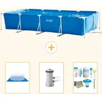 Intex Rechteckiger Frame Pool - 450x220x84 cm - 4-teilig S21260