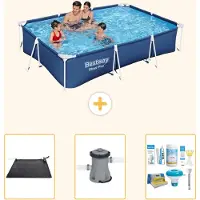 Bestway Steel Pro Rechteckig - 300x201x66 cm - 4-teilig S22719