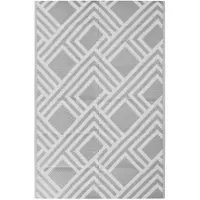 vidaXL Outdoor-Teppich ARAKIL Grau 190x290 cm PP