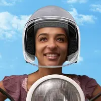 Markenlos Motorradmütze für Erwachsene, belüfteter Helm | warmes und bequemes Sicherheitsgerät für Straßenfahrten, Unisex