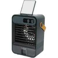 Kkmoon Mini-Ventilator mit Wasserfilter, tragbar, USB-Ladefunktion, leiser Betrieb, Wasserfilter für Büro und Zuhause