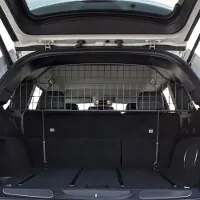Markenlos Hundegitter für Jeep Grand Cherokee 2011-2013, fahrzeugspezifisches Trenngitter für den Kofferraum aus Stahl, passgenau für sicheren Hundetransport