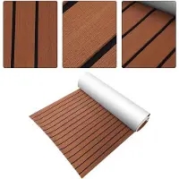 OEM Selbstklebende, teakfarbene Schaumstoffmatte für Yachten und Wohnmobile – 240 x 90 x 6 cm