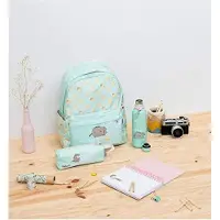 Markenlos Geschenkset Pusheen von Erik - Box mit Rucksack, Federmäppchen, Thermosflasche 500 ml und Notizbuch