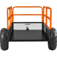 SUGIFT Kippanhänger, 725, 75 kg, ATV-UTV-Anhänger aus Stahl zum Hinterherziehen, Kipper mit abnehmbarer Rückwand