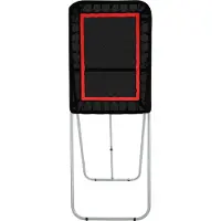 SUGIFT zusammenklappbarer Lacrosse-Rebounder für den Hinterhof, 90 x 120 cm großes Volleyball-Rücksprungnetz