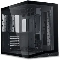 Lian Li 011 Dynamic Mini O11 DYNAMIC MINI V2, Mini Tower, PC, Schwarz, ATX, micro ATX, Mini-ATX, Aluminium, Netz, Gehärtetes Glas, 16 cm