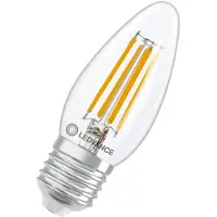 Ledvance LED-Glühbirne Filament E27 4.8W 470 lm C35 Parathom Classic 4058075590670 2700K Warmweiß