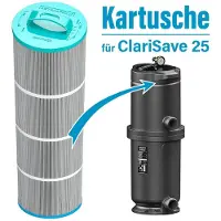AstralPool Astral Pool Ersatzkartusche für Kartuschenfilter ClariSave 25 (77116)