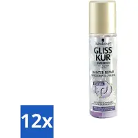Schwarzkopf Gliss-Kur - Anti-Tangle Spray - Winter Repair - Leichtes Kämmen - 200 ml - Vorteilspack - 12 Stücke