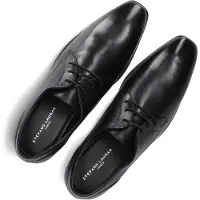 Stefano lauran Herren Business Schuhe 84708 - Zwart - Größe 46
