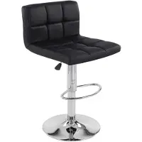 Helloshop26 2er-Set schwarze drehbare Barhocker 12_0000054