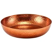 Genware Gehämmerte Kupfer-aluminium-schale 44cm