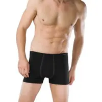 Schiesser Herren Shorts 4 Stück Essential (2x2er Pack) - Schwarz X-Large (Gr.7)