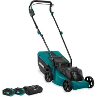 Vonroc Lawn mower 40V 33cm set - 2x4.0Ah - batteries and dual charger