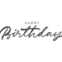 Duni 240 Tissue-Servietten 33 x 33 cm Happy Birthday 3-lagig