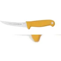Mundial , Ausbeinmesser, (6308-5), 12.7CM, Flexible schmale gebogene Klinge, Gelb, Edelstahl