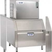 Kbs Gastrotechnik Vollwürfel-Eiswürfelbereiter KV 150 L inkl. Vorratsbehäter und Abdeckung