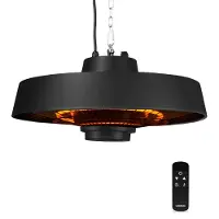 Vonroc Terrassenheizung Vulcano 2000W - Hängend | Mit Fernbedienung & Zeitschaltuhr