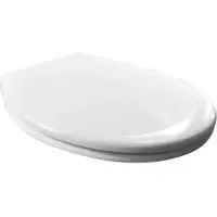 Woltu WC Sitz Toilettensitz mit Absenkautomatik Klodeckel Toilettensitz für Familie Oval