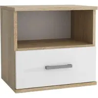 Masseno NACHTTISCH NOCTA 48/50/35 cm Weiß
