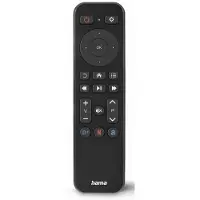 Hama 00221050, TV, IR Wireless, Drucktasten, Wiederaufladbar, Schwarz