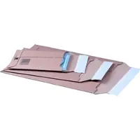 Proregal Mega Deal 400x Versandtasche Aus Wellpappe A5 LxBxH 187x27100mm mit Selbstklebeverschluss & Aufreißfaden Variable Höhe Braun Versandtüte