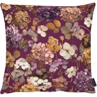 Apelt Dekokissen "7406", lila (mauve, beere, bordeaux, bedruckt), B:48cm H:10cm L:48cm, Mischgewebe, Dekokissen_Sitzkissen_Kissenhüllen, Dekokissen, inclusive Soft-Kissenfüllung 100% PES