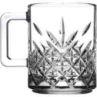 Pasabahce TIMELESS Henkelbecher - 25 cl - (Ø 7,4 x 9,4 cm), 12er Set