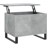 vidaXL Couchtisch Betongrau 60x44,5x45 cm Holzwerkstoff