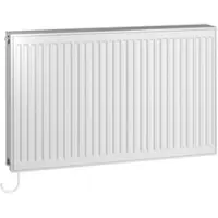 Kermi x-flair Profil Flachheizkörper, Typ 33, 500 mm Höhe, 1800 mm Länge, 155 mm Tiefe, RAL 9016 seidenglanz, 1483 Watt Wärmeleistung