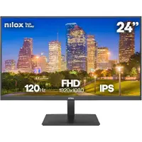 Nilox Monitor NXM24FHD1204 24" FullHD 120Hz IPS Tiempo de respuesta 4 ms HDMI y DisplayPort