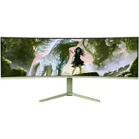 AROZZI Nova 49" Gaming Monitor - Gebogen - DQHD VA - 165Hz - USB-C - Waldgrün