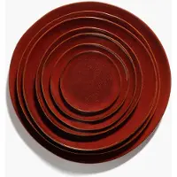 Serax Frühstücksteller La Mère Tableware by Marie Michielssen Venetian Red 11,5 cm