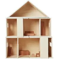 Ferm Living Puppenhaus - Toro - Natural - - One Size - Puppenhauser
