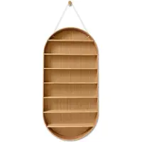 Ferm Living Oval Dorm Regal Olieret Eiche - , Holz, Holz