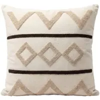 Deco-raum DEKOKISSEN Tribal Pattern Beige 45x45 cm mit Füllung