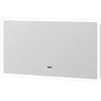 Duschparadies Badspiegel mit Beleuchtung 2700-6500K Dimmbar Memory 140x80cm LED Spiegel mit Bluetooth Uhr Touch Beschlagfrei
