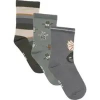 Minymo 3-Pack Socks shadow (9006) 31\\34