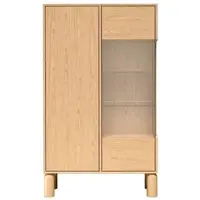 Masseno VITRINE SABBIA 145,7/89 cm in Eichefarben