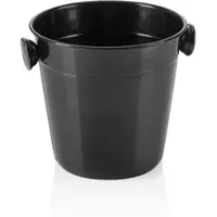 WAS Germany Mini Eiseimer, Ø 11 cm, Höhe 11 cm, 0,50 ltr., PVD schwarz, Chromnickelstahl
