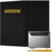 Anker SOLIX Solarbank 4 E5000 Pro, mit 12 x 500 Bifaziale Solarmodule, by Powerness - 5kWh / Pre-Sale Special: Gratis Smart Meter Gen 2 / Selbstabholung