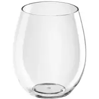 Matfer 6 Mehrwegbecher Wasserglas 390ml Wiederverwendbar Kunststoff unzerbrechlich transparent Wasser Becher