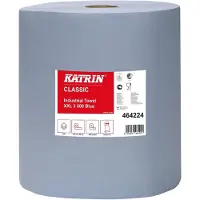 Katrin 2 Putztuchrollen XXL 3 Blue 3-lagig blau, 500 Blätter