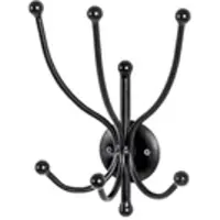 Möbel Kraft Wandgarderobe ¦ schwarz ¦ Metall ¦ Maße (cm): B: 19 H: 14 T: 29.0