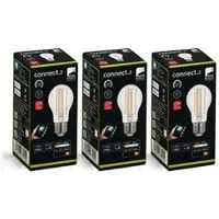 Eglo E27 LED-Z MATTER A60 8W CCT 1055lm clear - 3 pack