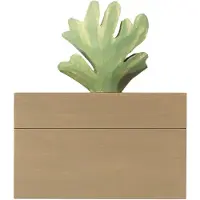 Ferm Living Aufbewahrungsbox Harbour Coral Mistletoe/Tan