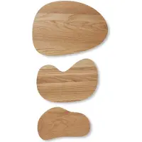 Ferm Living Tablett Cairn Oak (3er-Set)