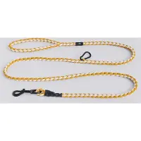 HAY - Dogs Leash Braided Adjustable - M/L - White/Ochre